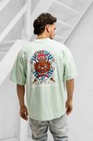 Off The Pitch Dragon Oversized T-Shirt Heren Groen - Maat L - Kleur: Groen | Soccerfanshop - thumbnail