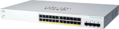 CISCO ONTWORPEN Business CBS220-24P-4G Smart Switch | 24-poorts GE | PoE | 4x1G SFP | 3 jaar beperkte hardwaregarantie (CBS220-24P-4G-NA)