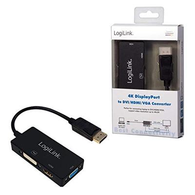 LogiLink CV0109 DisplayPort to DVI/HDMI/VGA adapter - thumbnail