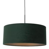Steinhauer Hanglamp Sparkled light 8156 groen velours kap goud - thumbnail