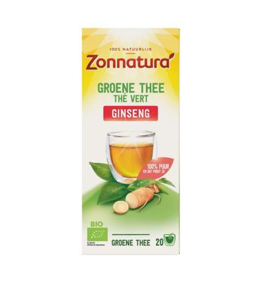 Zonnatura Groene Thee met Ginseng Zonnatura Groene Thee met Ginseng