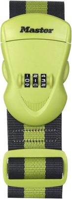 Kofferriem master lock cijferslot groen/zwart