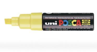 Uni POSCA paintmarker PC-8K, 8 mm, geel Uni POSCA paintmarker PC-8K, 8 mm, geel