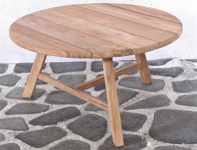 SenS-Line Houten bijzettafel Woody ⌀ 80 cm SenS-Line Houten bijzettafel Woody ⌀ 80 cm