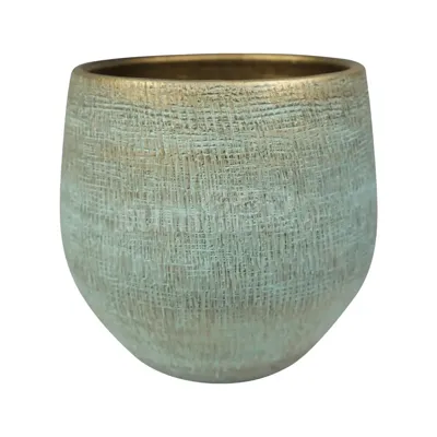 Bloempot Ryan Shiny Blue Ø31cm