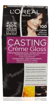 L'Oréal Paris Casting Crème Gloss 100 Black Caviar- Diep Zwart - thumbnail