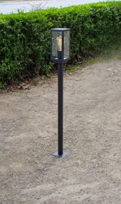 ECO-Light 5100112 KARO Wegverlichting E27 Zwart, Hout