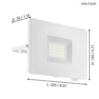 Eglo Led stralerFaedo 3 50W wit - 33155 - thumbnail