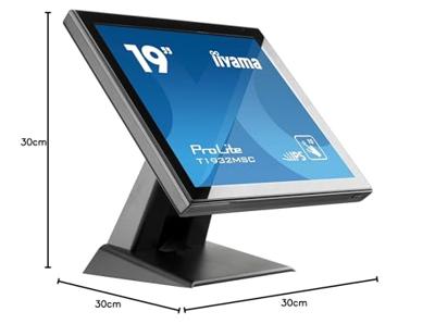 Iiyama T1932Msc-B5X Prolite Ips Led-Monitor, Sxga 10 Punten Multitouch Capacitief (Vga, Hdmi, Displayport, Usb Voor Touch, Ip54)