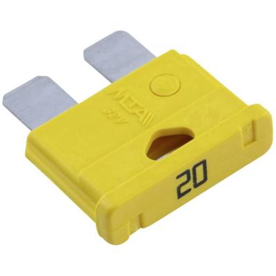 MTA Automotive 340031 Standaard platte zekering 20 A Geel 1 stuk(s)