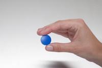 MAUL magneet Solid, 24 mm, trekkracht 600 gr, doos van 10 stuks, blauw - thumbnail