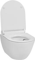 Ben Segno 2.0 compact hangtoilet FreeFlush Xtra glaze+ incl. softclose toiletbril met quickrelease glans wit - thumbnail