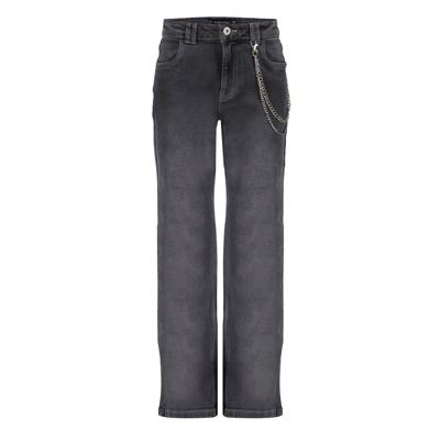 Frankie & Liberty Meisjes broek - Frankie Straight Leg - 03.3 Off Black