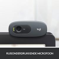 Logitech C270 webcam 1,2 MP 1280 x 960 Pixels USB Zwart - thumbnail