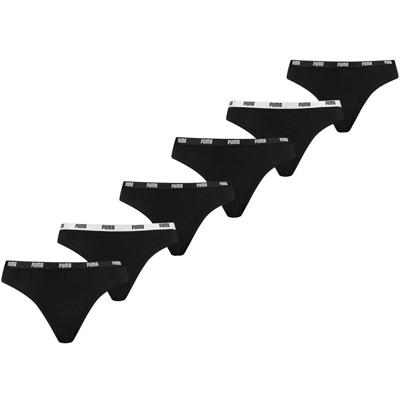 Puma String Dames Zwart 6-Pack-L