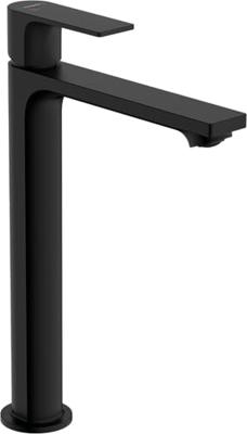 Hansgrohe Wastafelmengkraan Rebris E Eengreeps 240 CoolStart EcoSmart+ Voor Waskommen met Trekwaste Mat Zwart - thumbnail