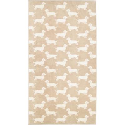 Cawö Cawo We love Dogs gemustert 6246 Badlaken 80x150 natur/beige