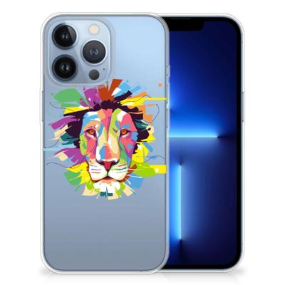 Apple iPhone 13 Pro Telefoonhoesje met Naam Lion Color Apple iPhone 13 Pro Telefoonhoesje met Naam Lion Color