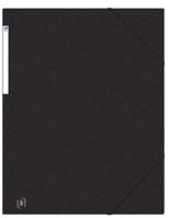 Elastomap oxford top file a3 3 kleppen 390gr zwart | 10 stuks - thumbnail