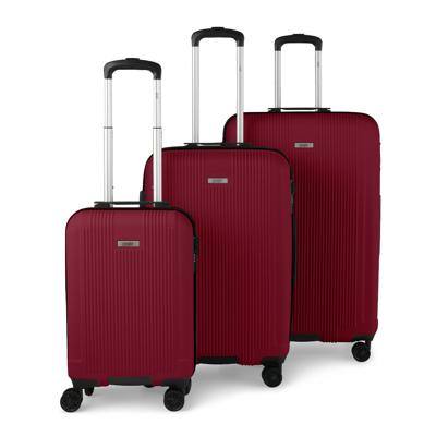 Noorvik Kofferset 3-Delige Set BURGUNDY