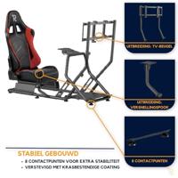 Ranqer Simulator Chair - Sim Racing seat - Racestoel - thumbnail