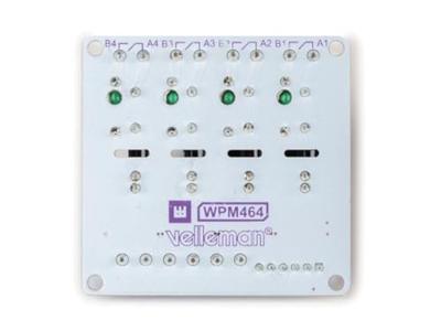 Whadda WPM464 4-kanaals relaismodule met vaste body Whadda WPM464 4-kanaals relaismodule met vaste body