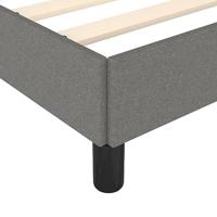 Bedframe zonder matras stof donkergrijs 140x200 cm - thumbnail