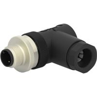 TE Connectivity T4113002021-000 Sensor/actuator connector, niet geassembleerd M12 Aantal polen (sensoren): 2 Stekker, haaks 1 stuk(s) - thumbnail