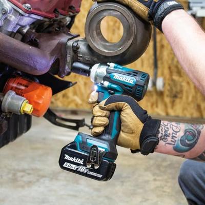 Makita DTW300RTJ Accu slagmoersleutel 330Nm 1/2" frictiering 18V 5.0Ah in Mbox - thumbnail