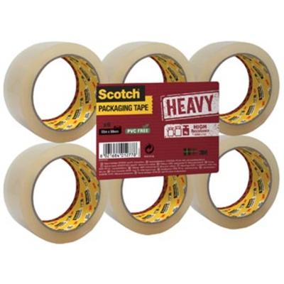 Verpakkingstape scotch secure 50mmx66m tr 6rol Verpakkingstape scotch secure 50mmx66m tr 6rol