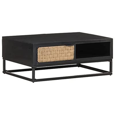 VidaXL Salontafel 90x60x35 cm massief mangohout