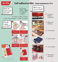 Creativ Company Zelfklevend folie, grof grafiet, b: 45 cm, bruin, 2 m/ 1 rol - thumbnail