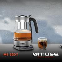 Muse MS-320T - elektrische waterkoker met temperatuurregeling, 1,2 liter - thumbnail