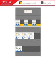 SEP (Type B) verdeler CHB36 HS, 3xALS2, 6xINS (3F) - thumbnail