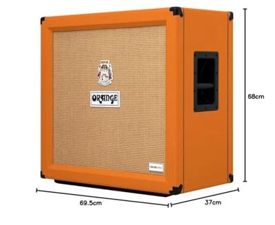 Orange CR PRO412 Crush Pro 4x12 inch 240 Watt gitaar cabinet - thumbnail