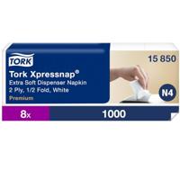 Tork servetten Expressnap Extra zacht voor dispenser, 2-laags, 1000 per bundel - thumbnail