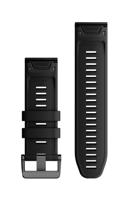 Garmin Fenix/Epix, QuickFit Horlogeband, Siliconen, 26mm, Zwart - thumbnail