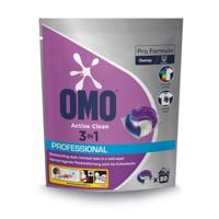Omo Professional Pro Formula Active Clean 3 in 1 wasmiddel, pak van 80 capsules - thumbnail