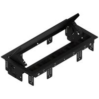 IB Connect 44101004/2 Bureauaansluitstrip 5-delig Zwart - thumbnail