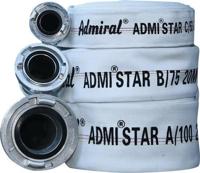Admiral bouw-/industrieslang | binnen-d. 75 mm | lengte 20 m storz b | wit | rol | 1 stuk - 602-075-20 602-075-20 - thumbnail