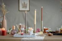 Bolsius kaars rustiek 13x7 cm misty pink - thumbnail