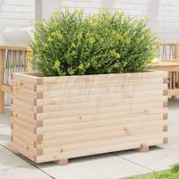 VidaXL Plantenbak 90x40x49,5 cm massief grenenhout - thumbnail