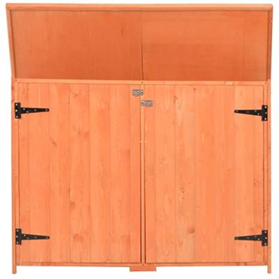 VidaXL Tuinberging 128x42x91 cm hout - thumbnail