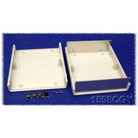 Hammond Electronics 1598CGY Instrumentbehuizing 180 x 155 x 52 ABS Grijs 1 stuk(s) - thumbnail