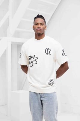 Croyez Flower T-Shirt Heren Gebroken Wit - Maat S - Kleur: Gebroken Wit | Soccerfanshop