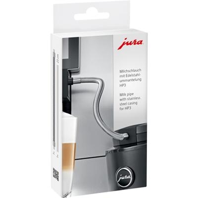 Jura Melkslang met RVS mantel HP3 Koffie accessoire Zilver Jura Melkslang met RVS mantel HP3 Koffie accessoire Zilver