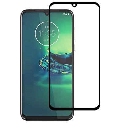 Voor Motorola Moto G8 Plus Full Glue Full Cover Screen Protector Tempered Glass Film