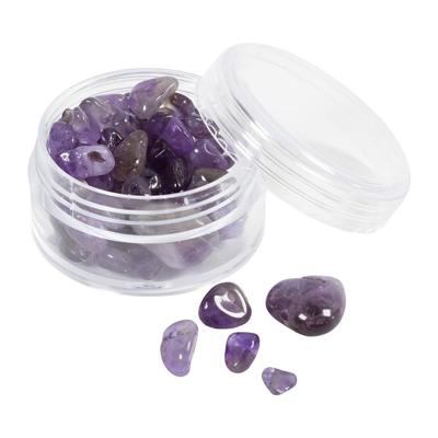 Creativ Company Kristallen kralen, amethist, d 7-12 mm, gatgrootte 1 mm, ca. 63 stuk, paars, 63 stuk/ 1 doos Creativ Company Kristallen kralen, amethist, d 7-12 mm, gatgrootte 1 mm, ca. 63 stuk, paars, 63 stuk/ 1 doos