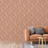 DUTCH WALLCOVERINGS behang mae oranje en beige - thumbnail