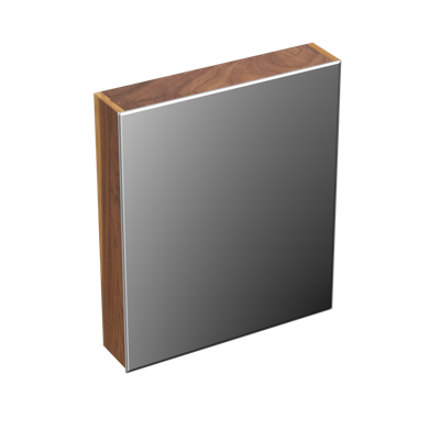 Spiegelkast Forzalaqua Uni 59.5x68.5x12.5 Cm 1 Deur Rechts Tweezijdig Spiegel Noten Pure Walnut Spiegelkast Forzalaqua Uni 59.5x68.5x12.5 Cm 1 Deur Rechts Tweezijdig Spiegel Noten Pure Walnut